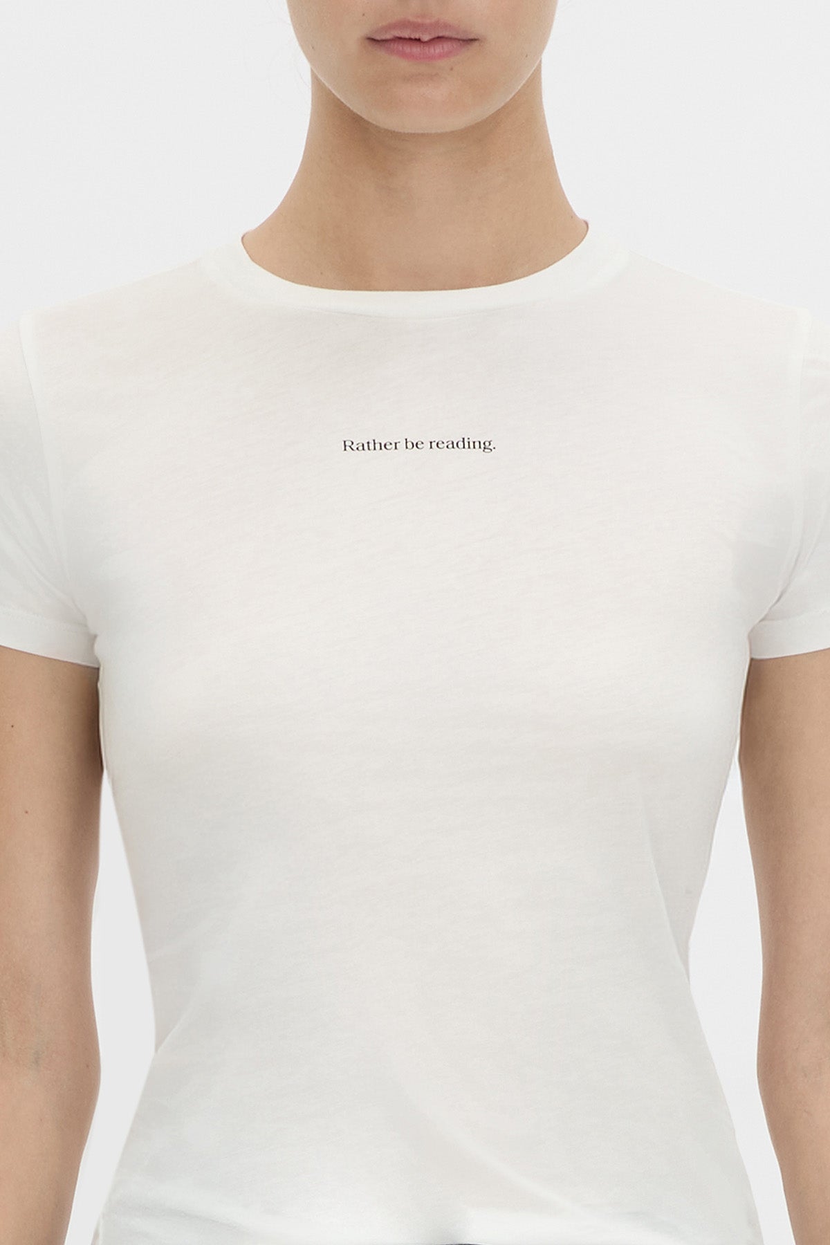 Verity Slogan Fitted Tee