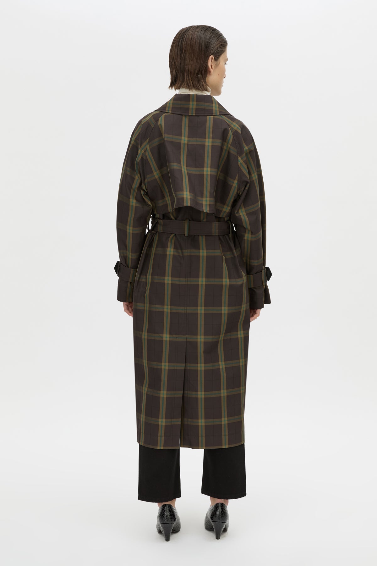 Winton Check Trench Coat