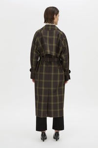 Winton Check Trench Coat