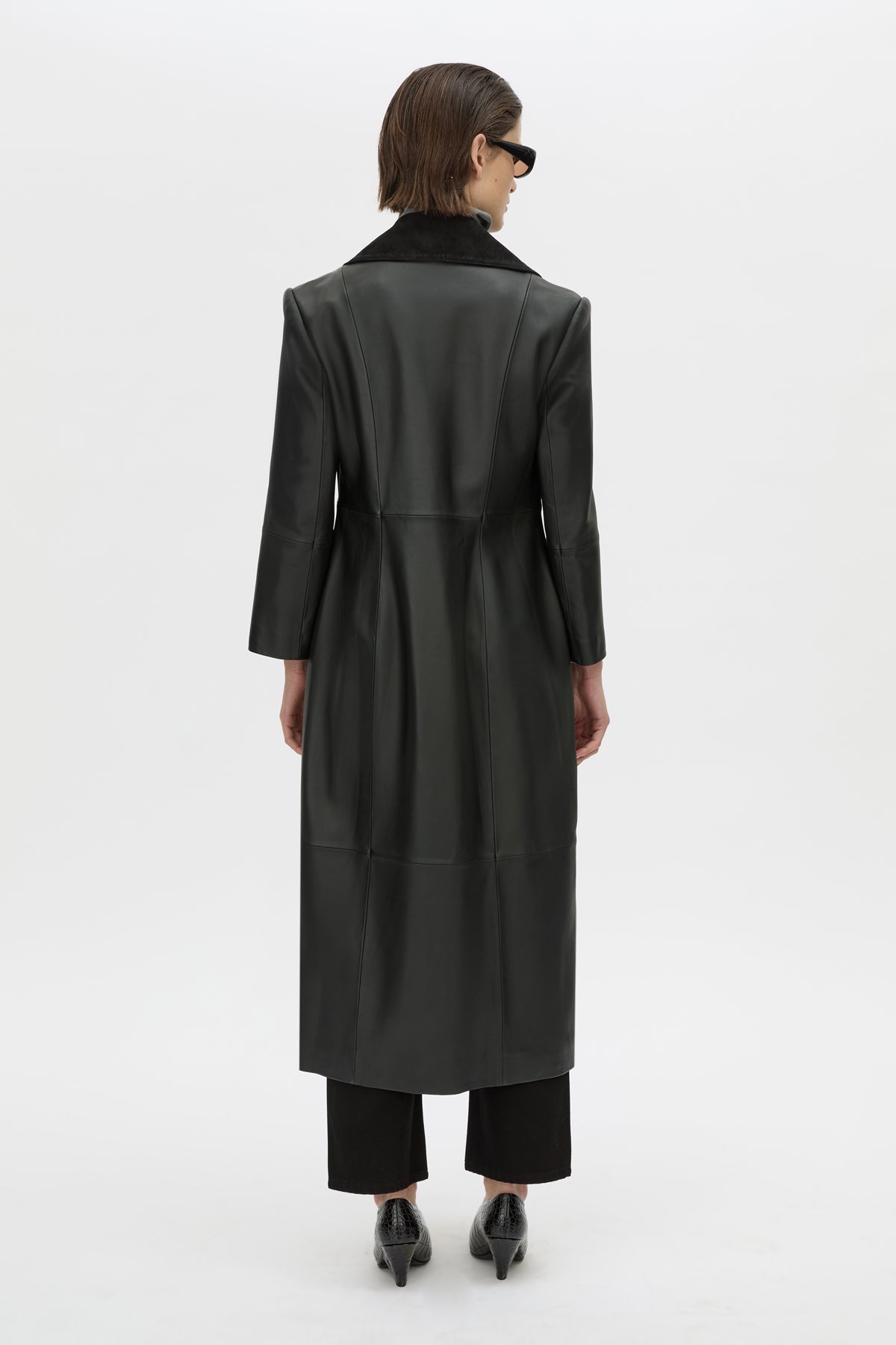 Yaz Leather Coat