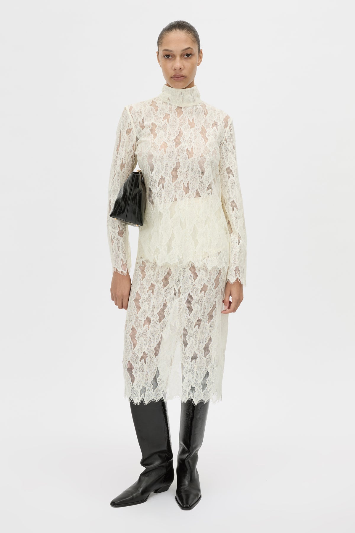 Zemira Long Sleeve Lace Top