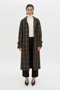 Winton Check Trench Coat