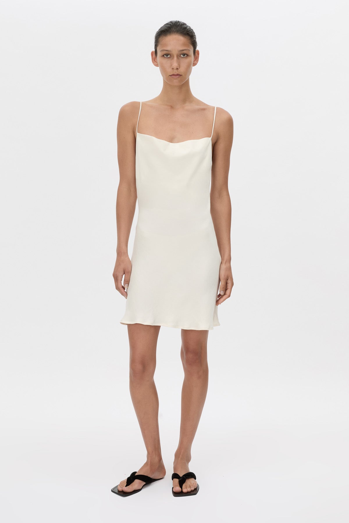 Allegro Satin Bias Mini Dress