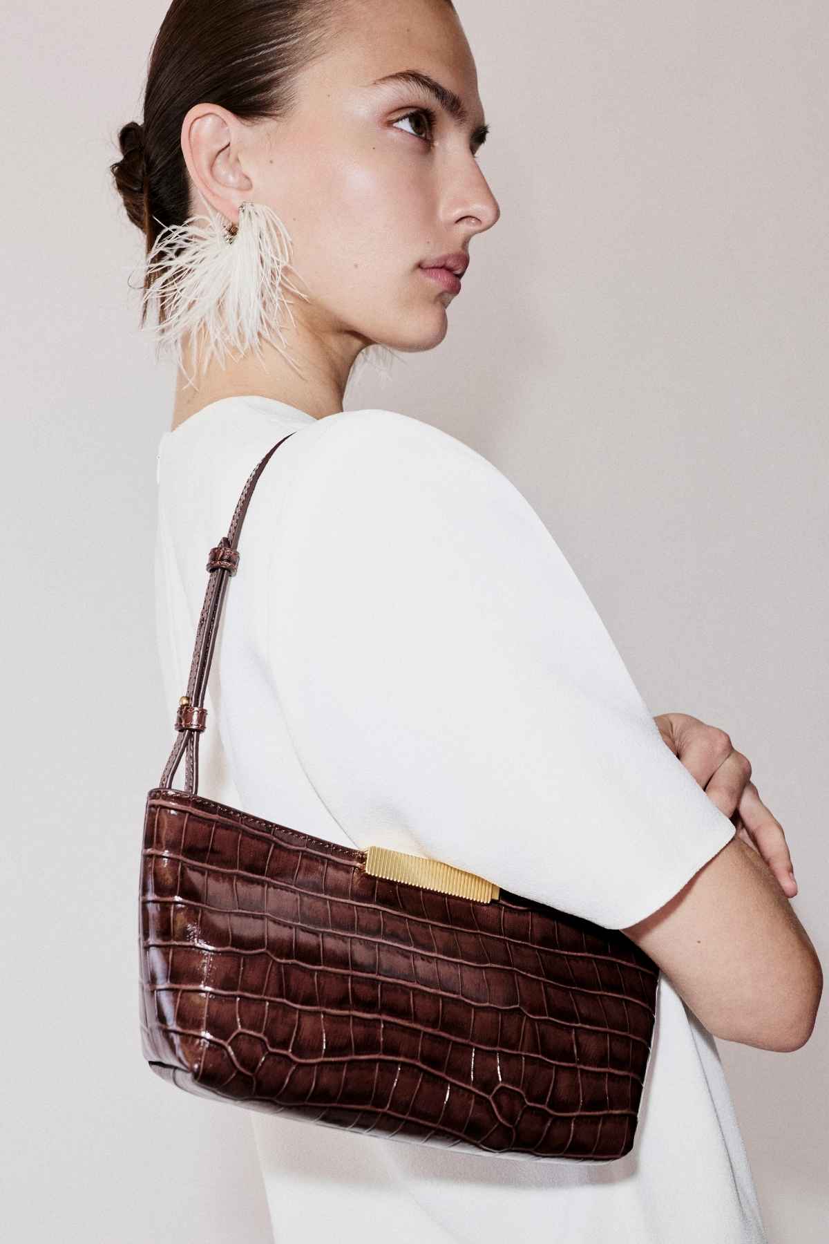 Poppy Croc Mini Bag