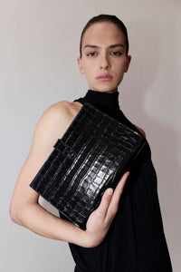 Mette Croc Clutch