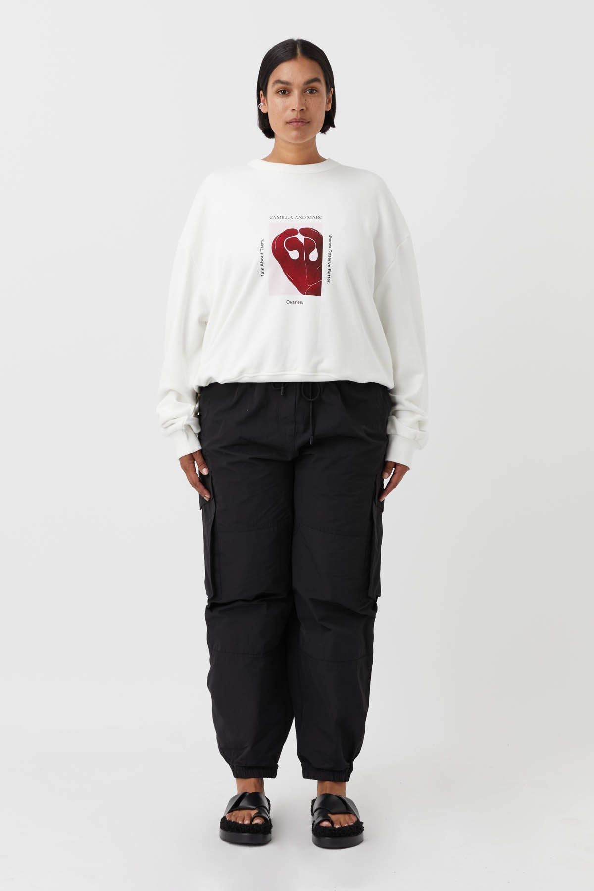 Ovarian Cancer Unisex Art Sweater