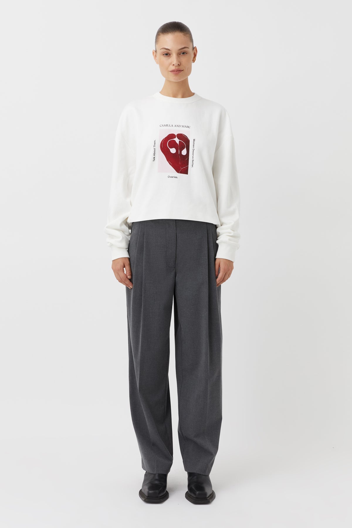 Ovarian Cancer Unisex Art Sweater