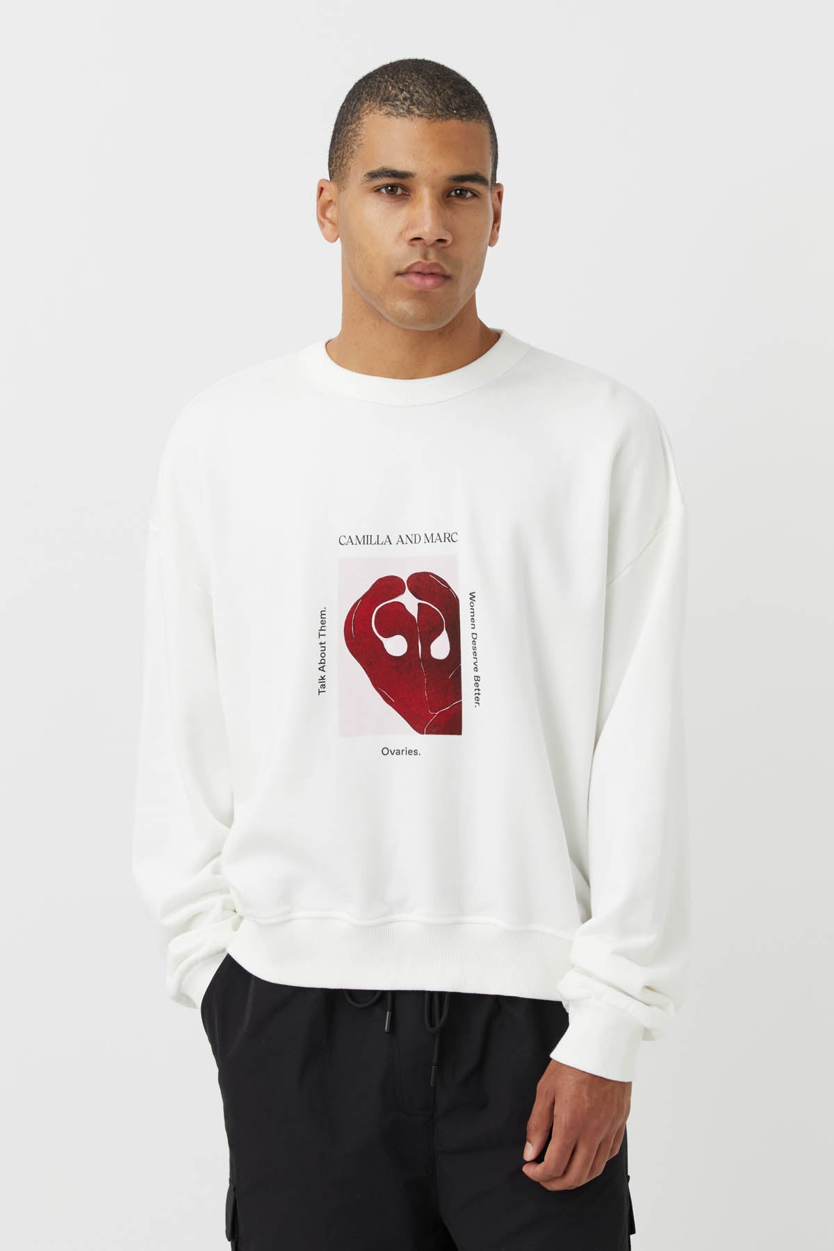 Ovarian Cancer Unisex Art Sweater